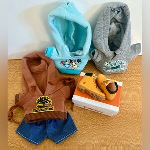 Doll Clothes Bundle! Fits Labubu and Crybaby Plush Pendants!